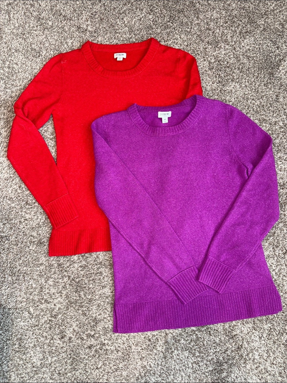 Two J Crew Wool Sweaters XSmall